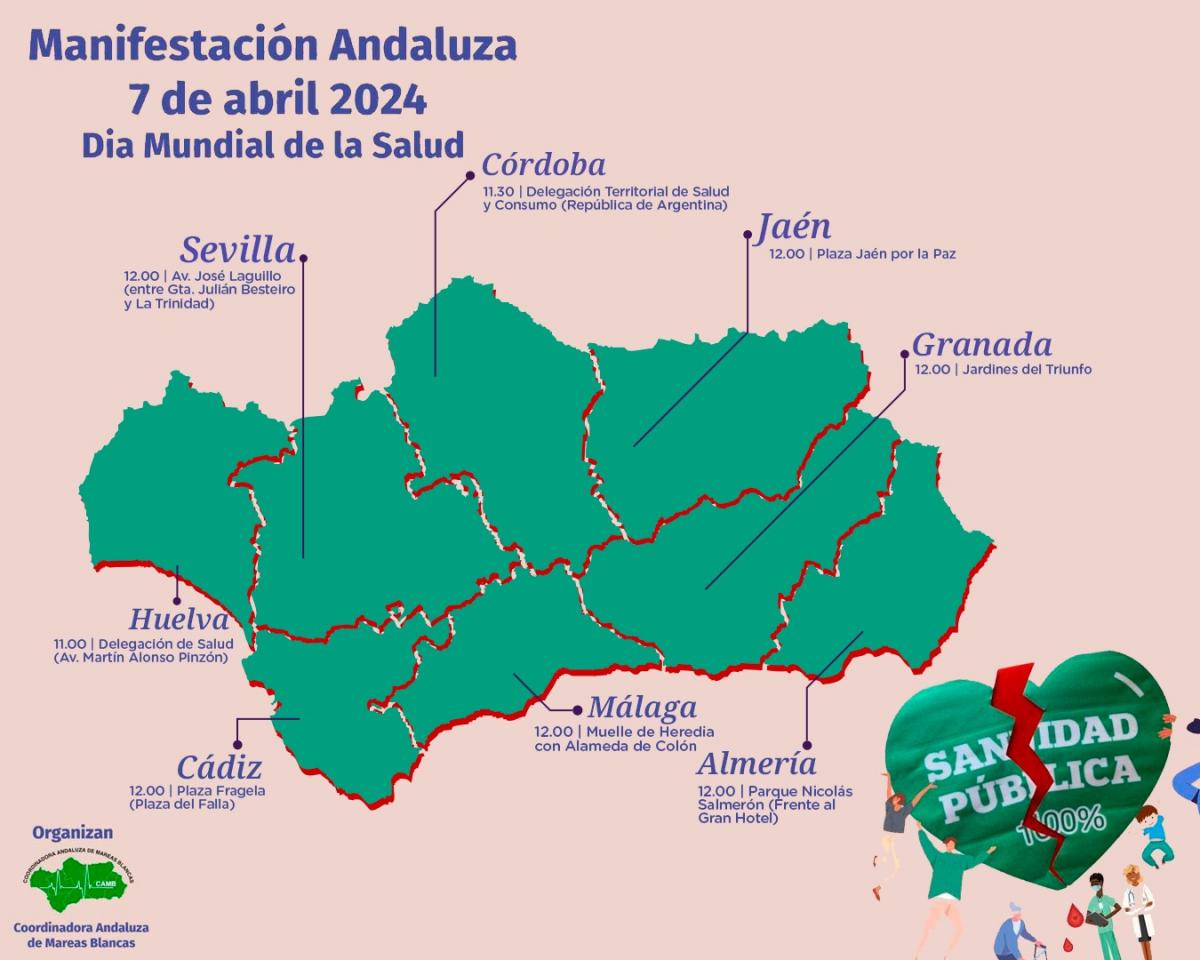 Movilizaciones en Andaluca.