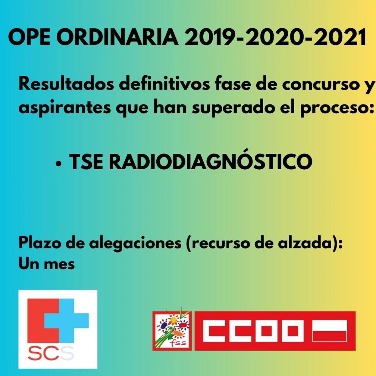 OPE RADIODIAGNÓSTICO