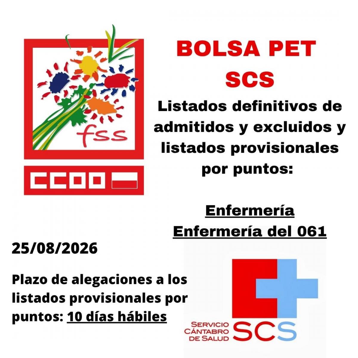 BOLSA PET ENFERMERÍA Y ENFERMERÍA DEL 061