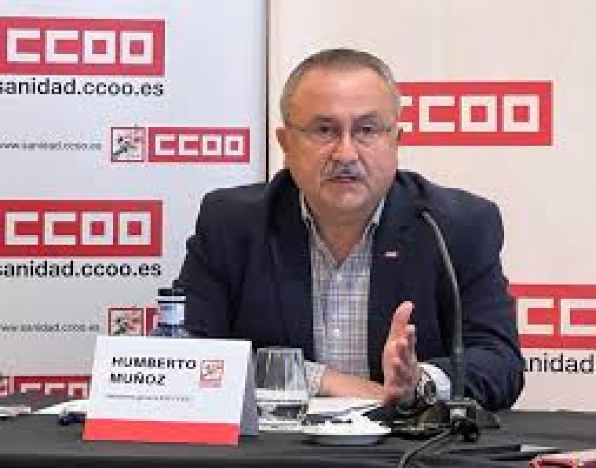 Humberto Muñoz, secretario general de la FSS-CCOO