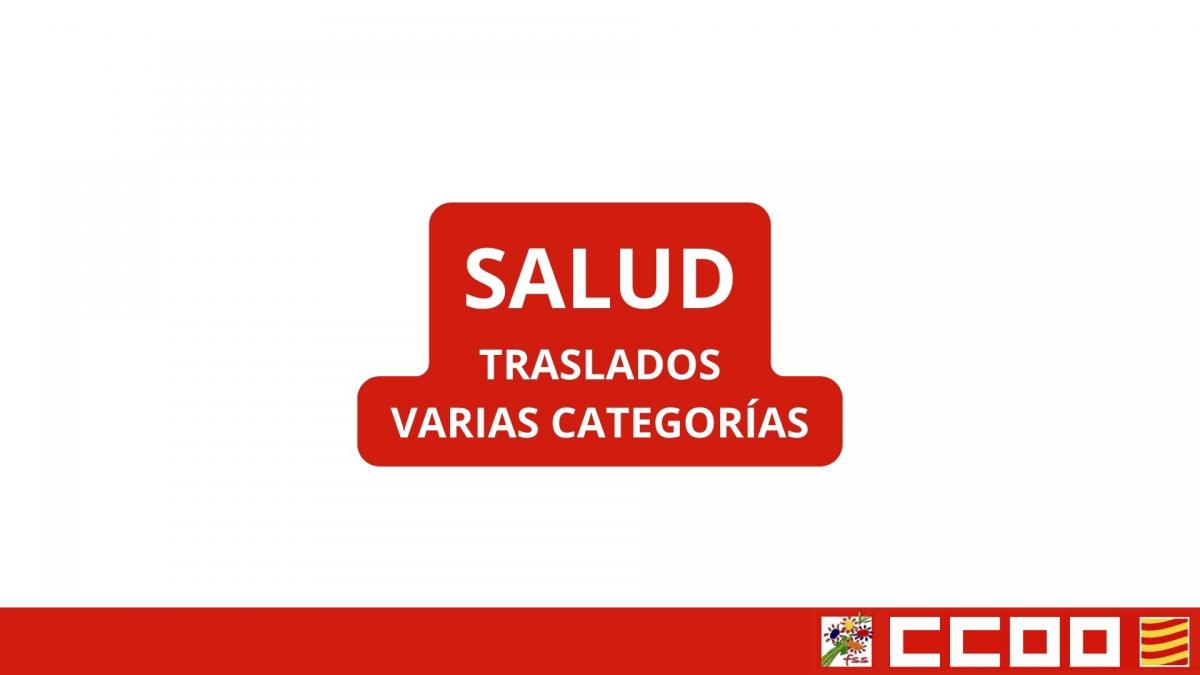 Traslados SALUD varias categorias