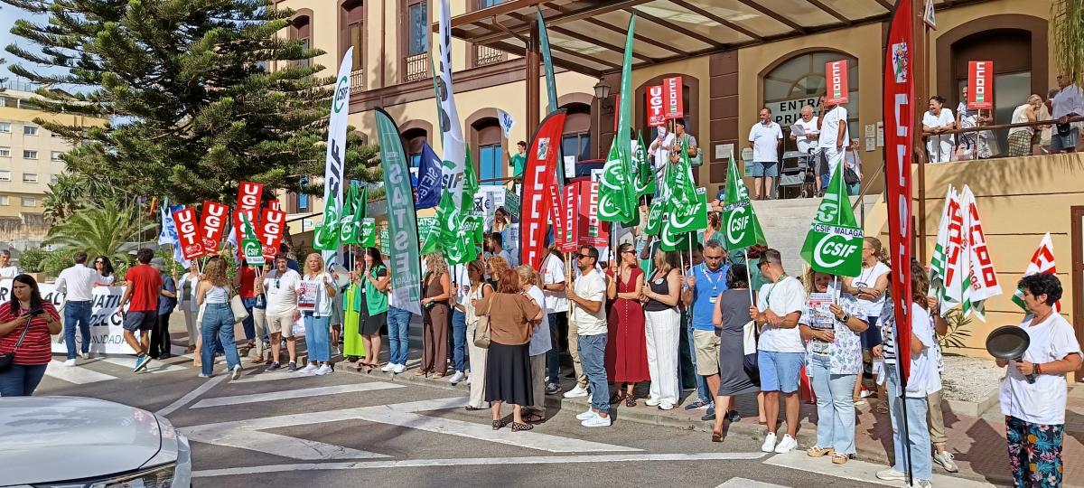 Movilización de la Junta de Personal del Hospital Civil.