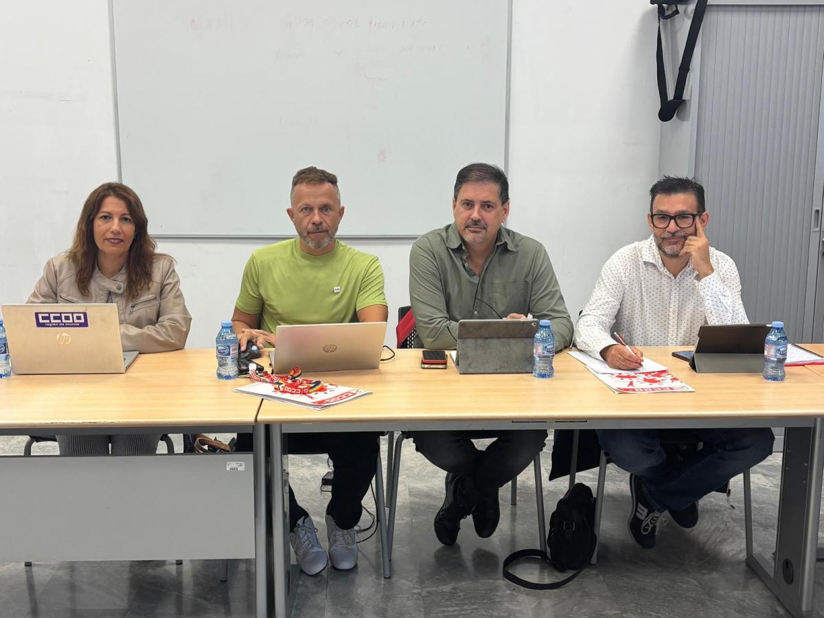 Componentes de CCOO de la Mesa Sectorial de Sanidad