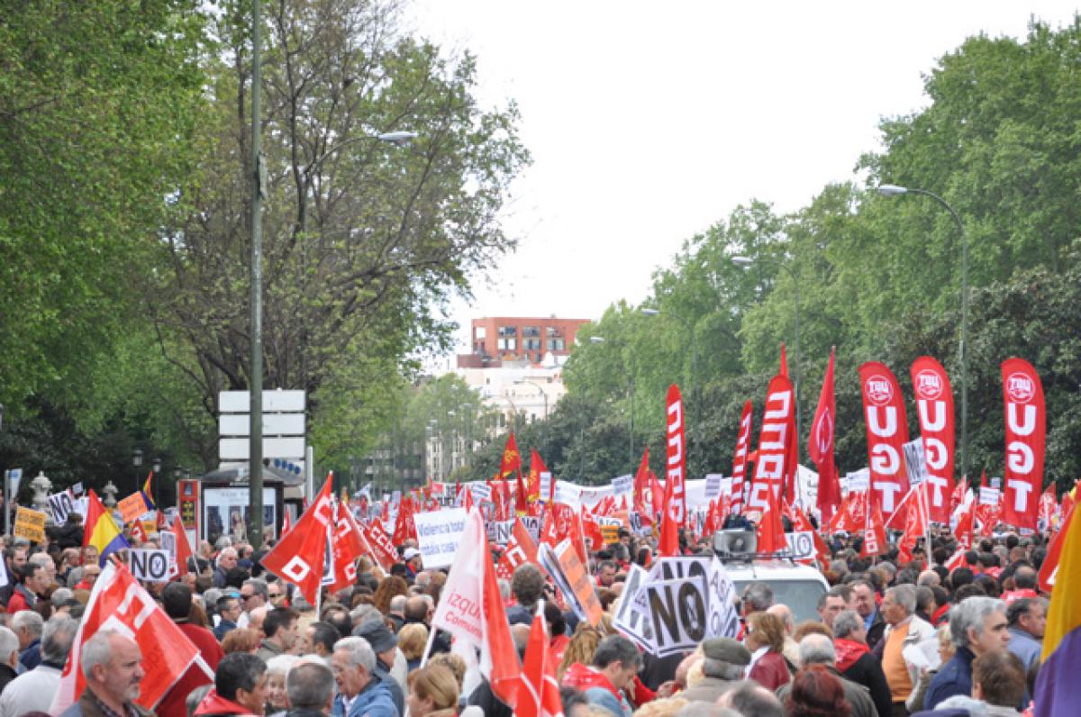 Manifestación Primero de Mayo Madrid 2012 02