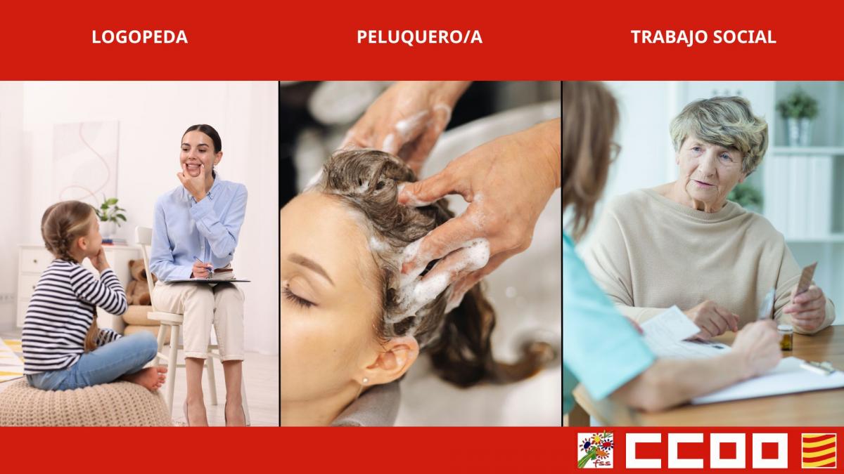 Oposiciones SALUD - Logopeda, Peluquero/a, Trabajo Social