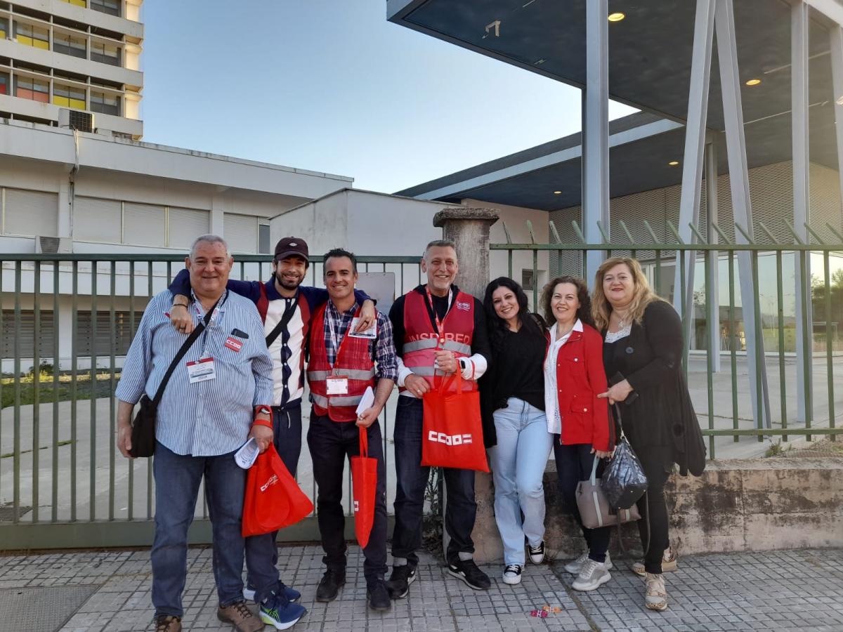 Delegados y delegadas de CCOO.