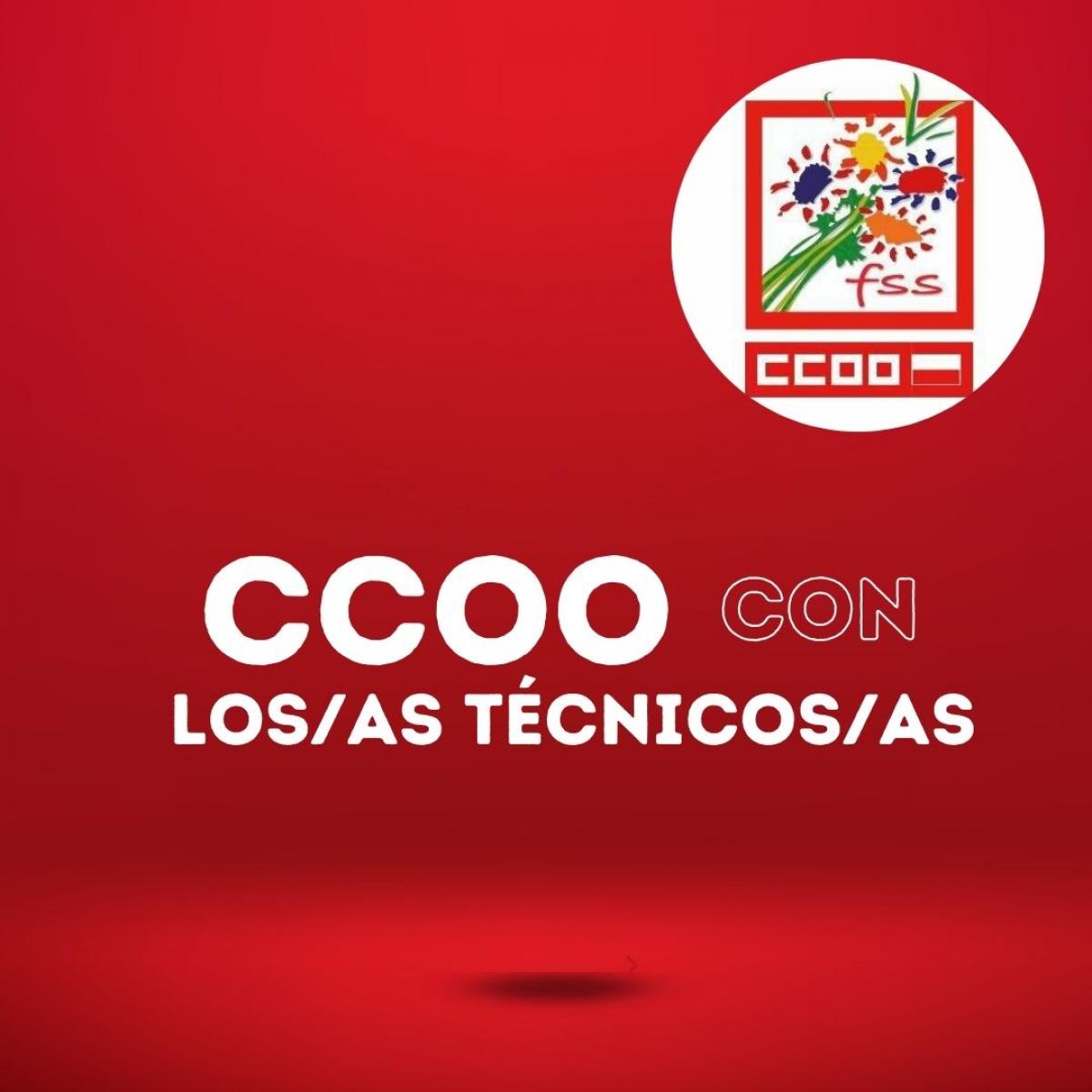 CCOO con los/as Tcnicos/as