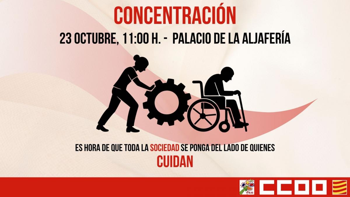 Concentracion dependencia 23 Octubre