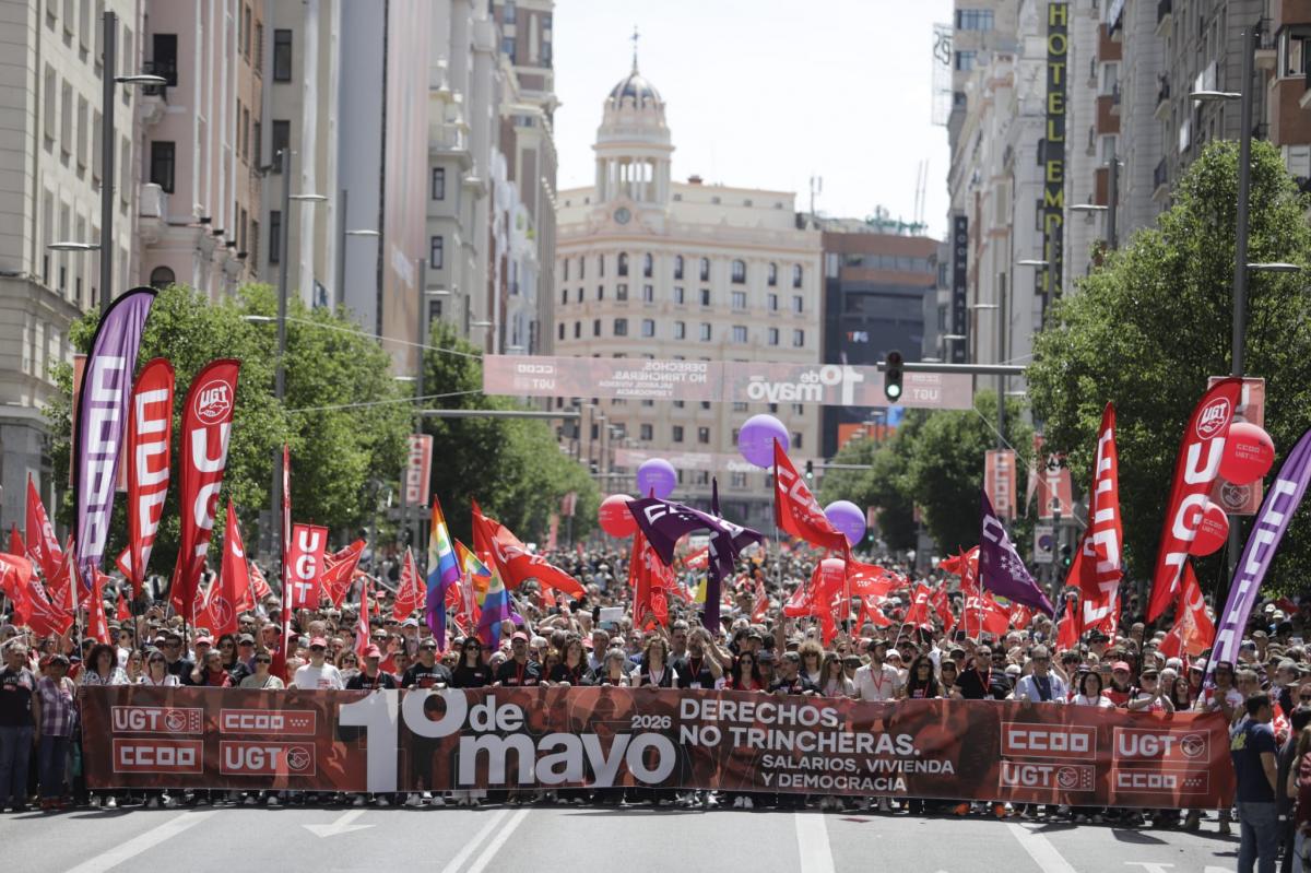 Manifestación 1º de Mayo 2026 en Madrid
