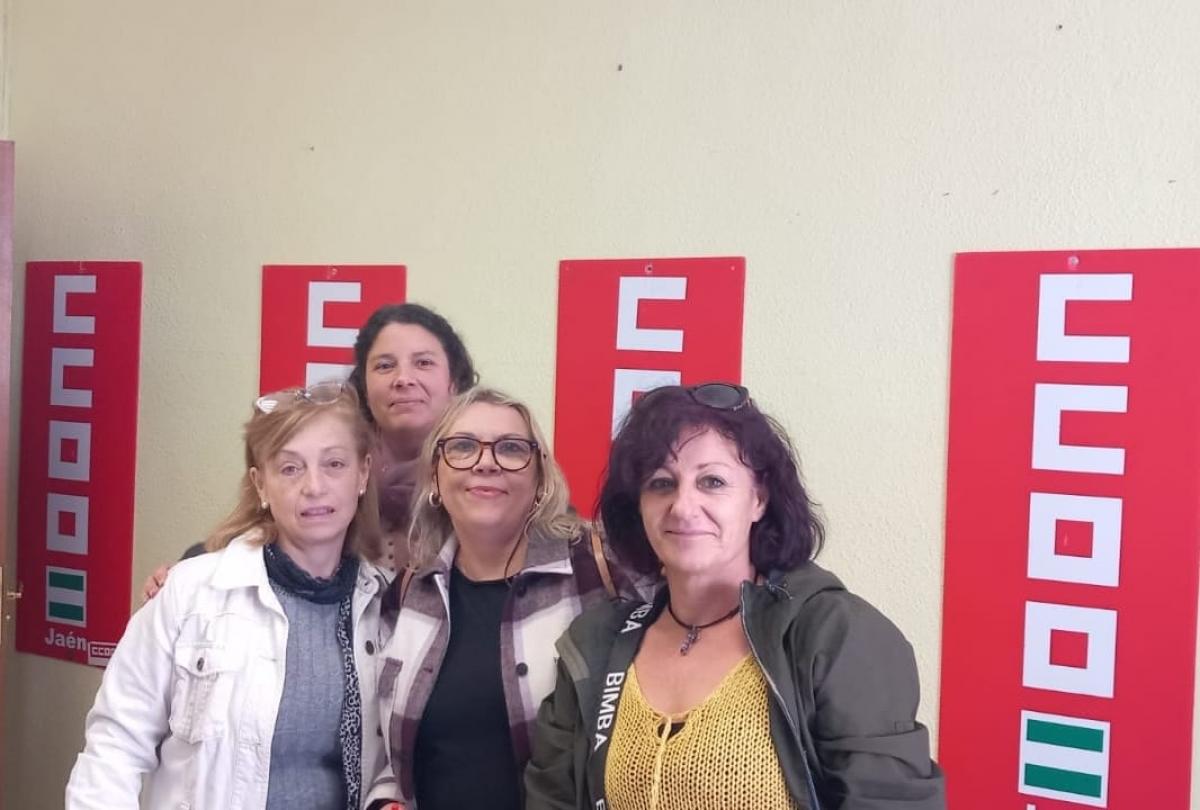 Las delegadas de CCOO en Jabalcuz velarán para que se cumpla la resolución de la Inspección de Trabajo.