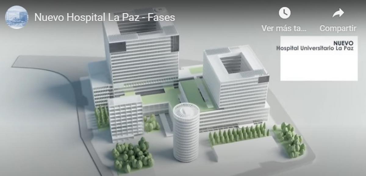Maqueta del proyecto aprobado y publicitado Nuevo La Paz (Canal Comunidad Madrid)