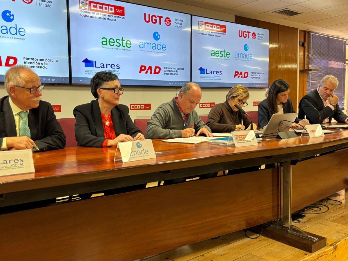 Firma I Convenio Residencias y Centros de Día de la Comunidad de Madrid