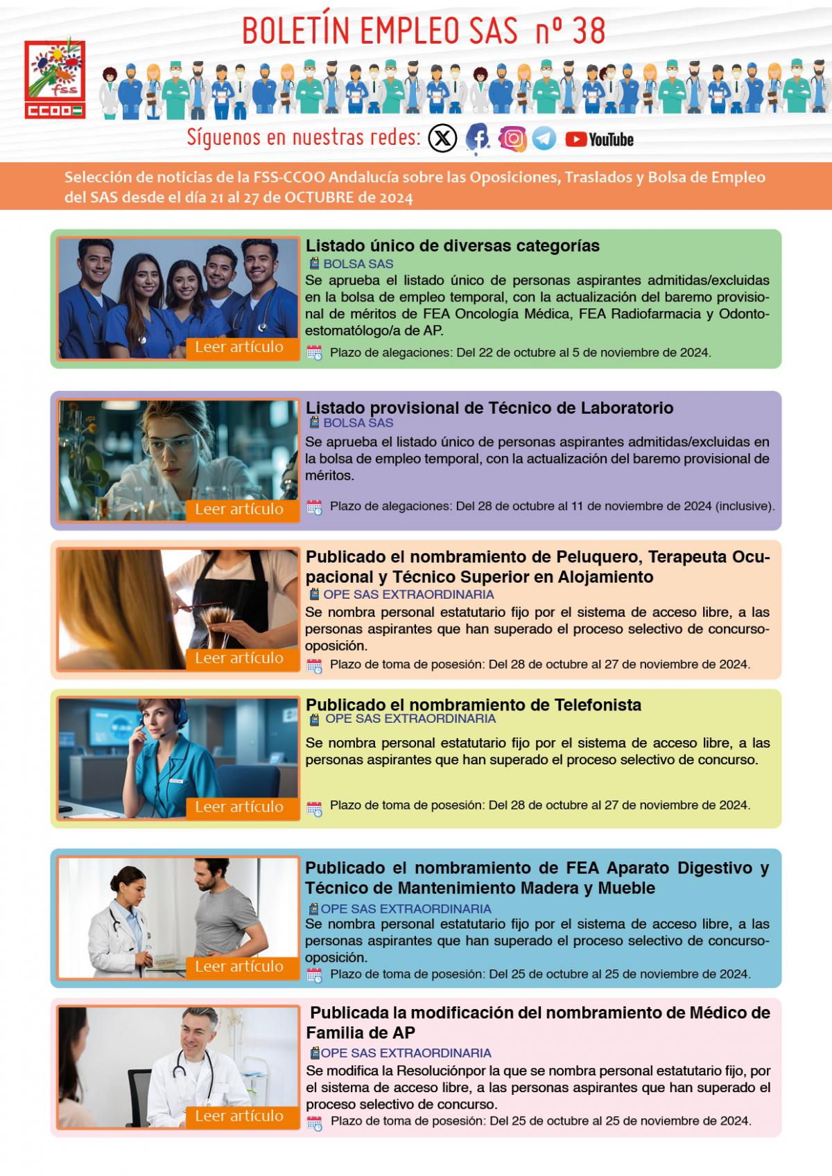 BOLETN EMPLEO SAS N 38