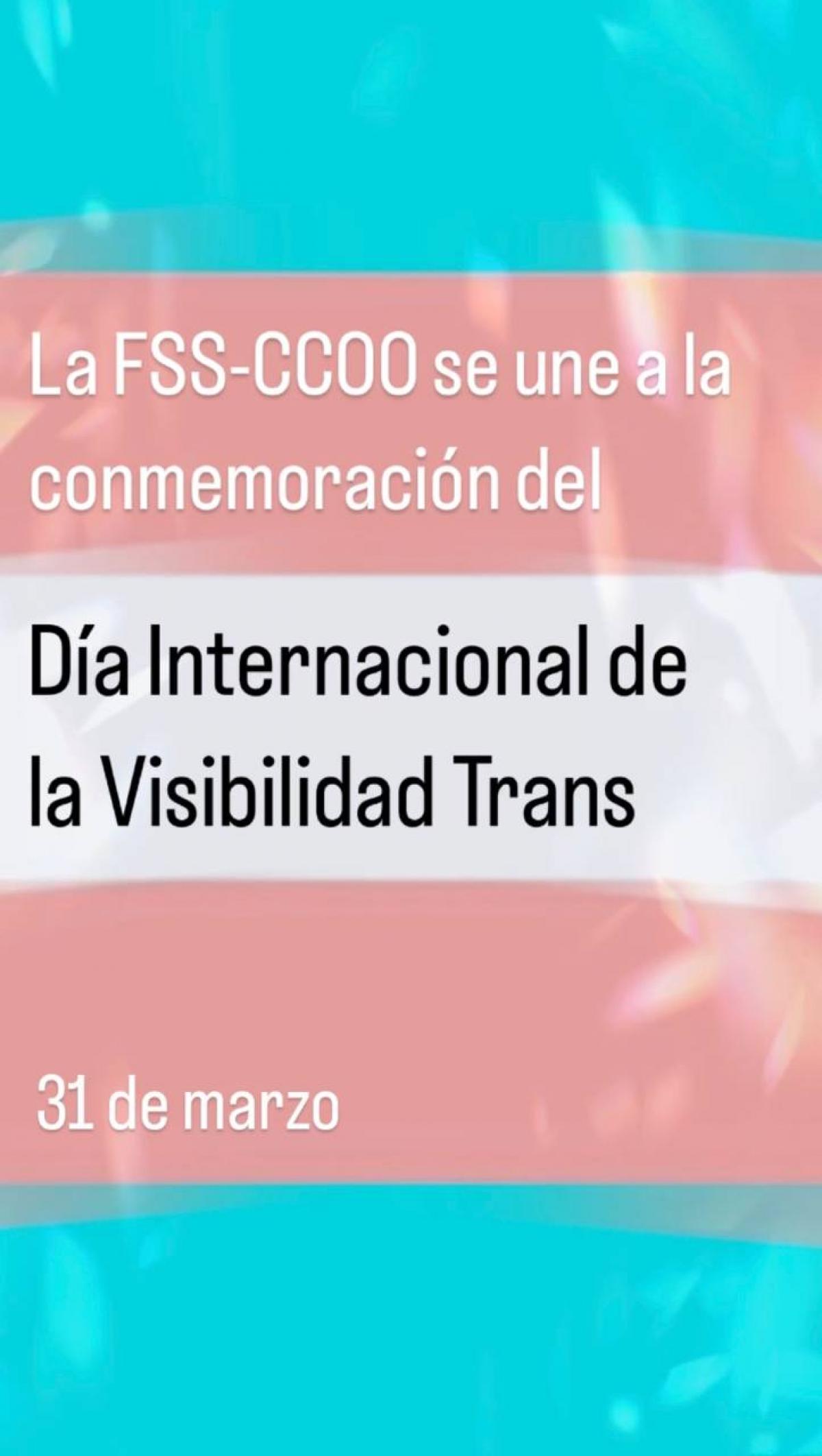 31 de marzo, Día Internacional de la Visibilidad Trans