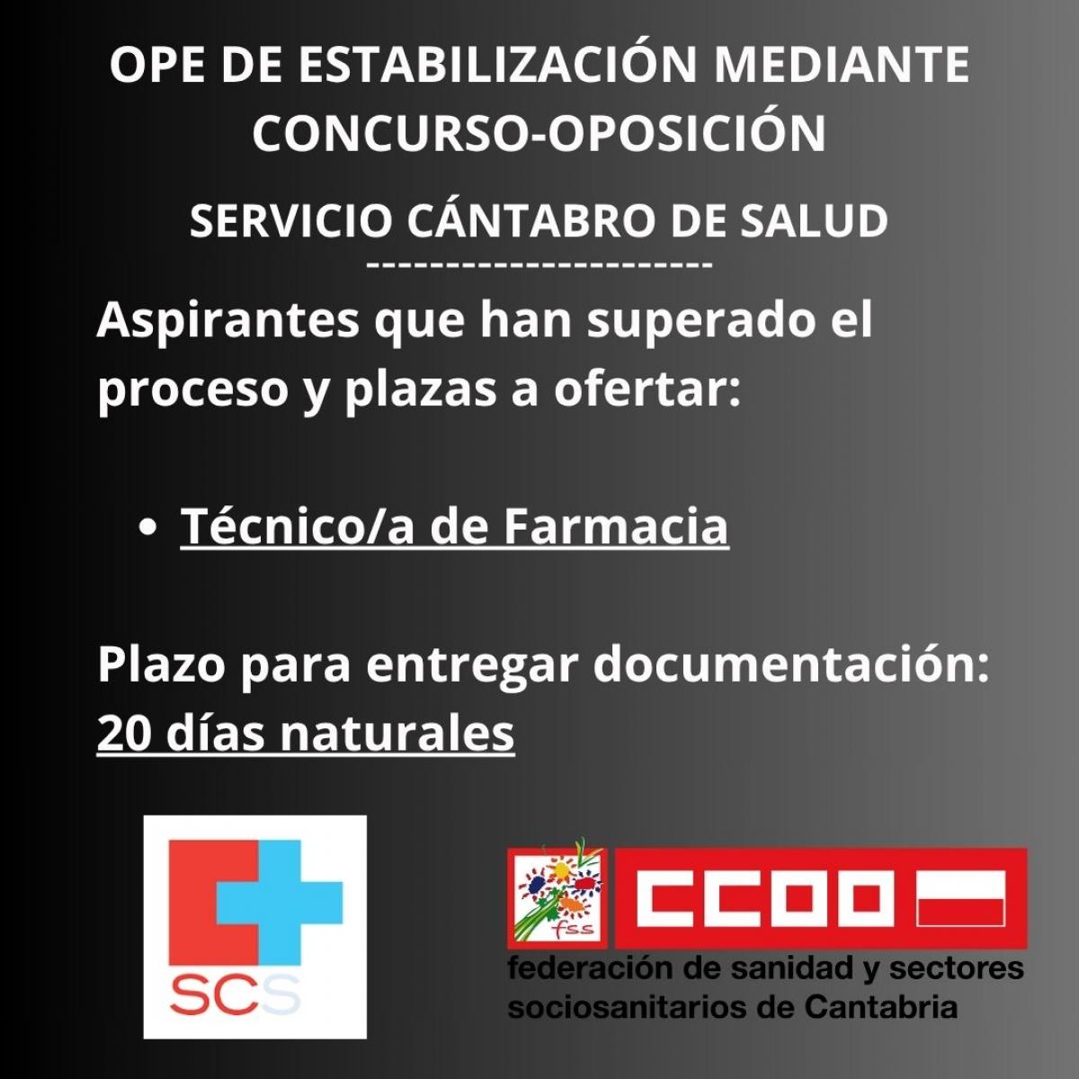 Ope concurso-oposicin Farmacia