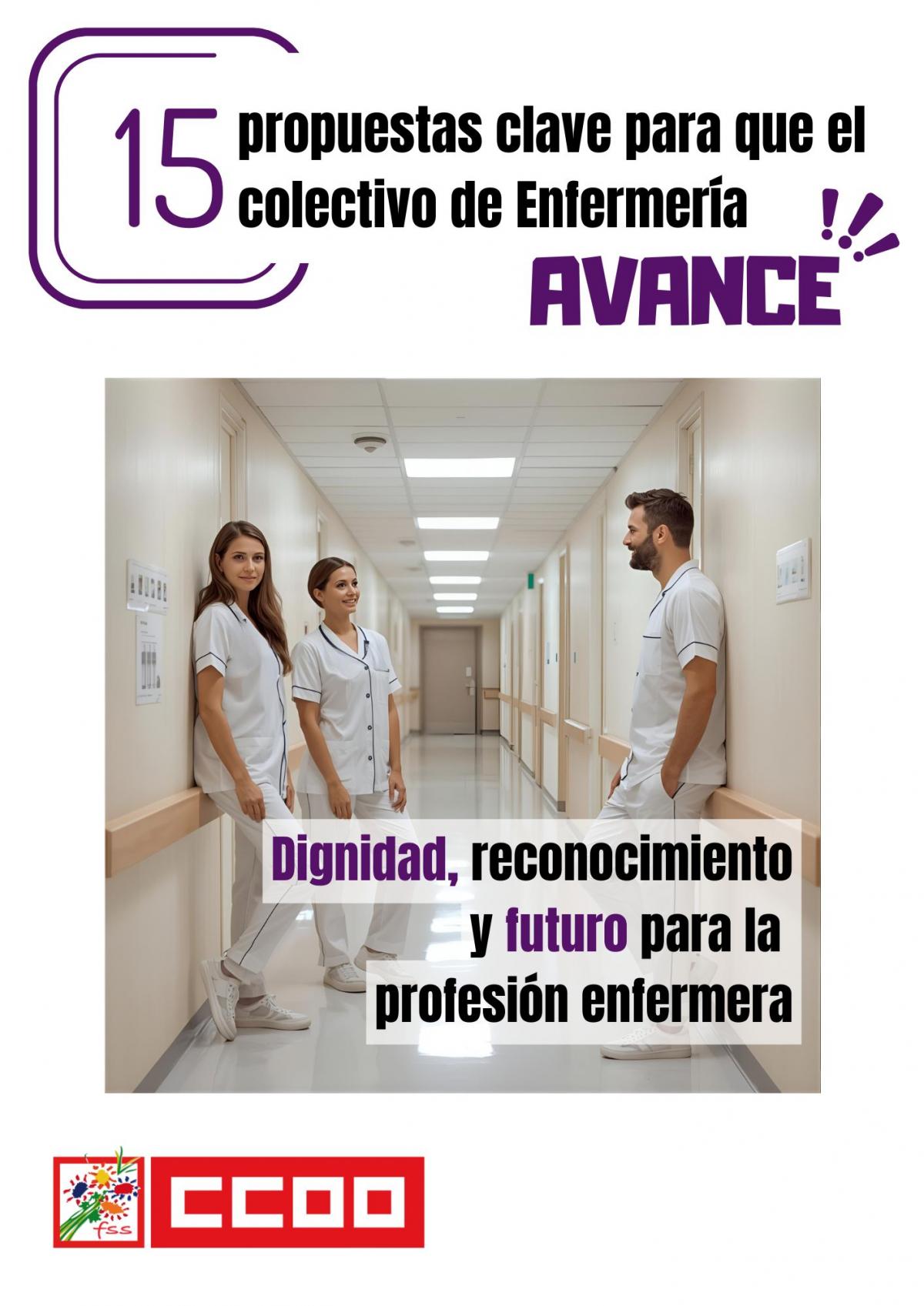 15 propuestas clave para que el colectivo de Enfermería avance