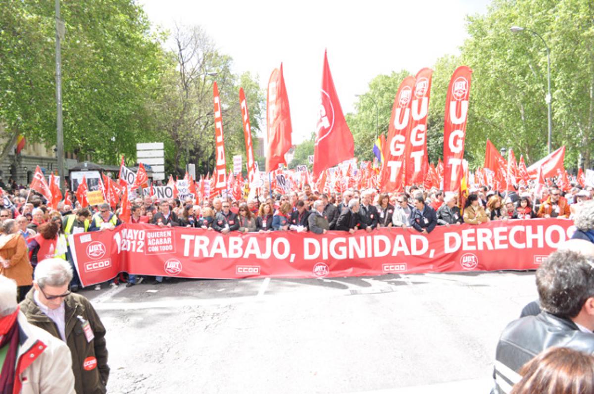 Manifestación Primero de Mayo Madrid 2012 03