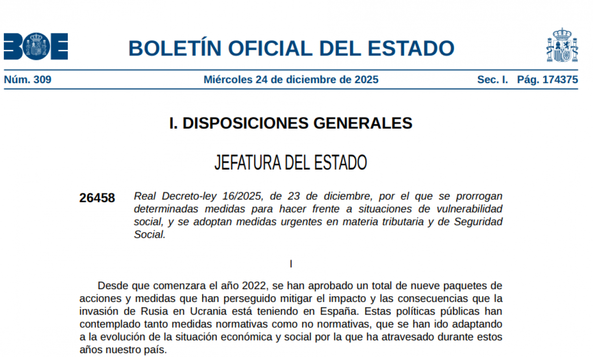 Real Decreto-ley 16/2025