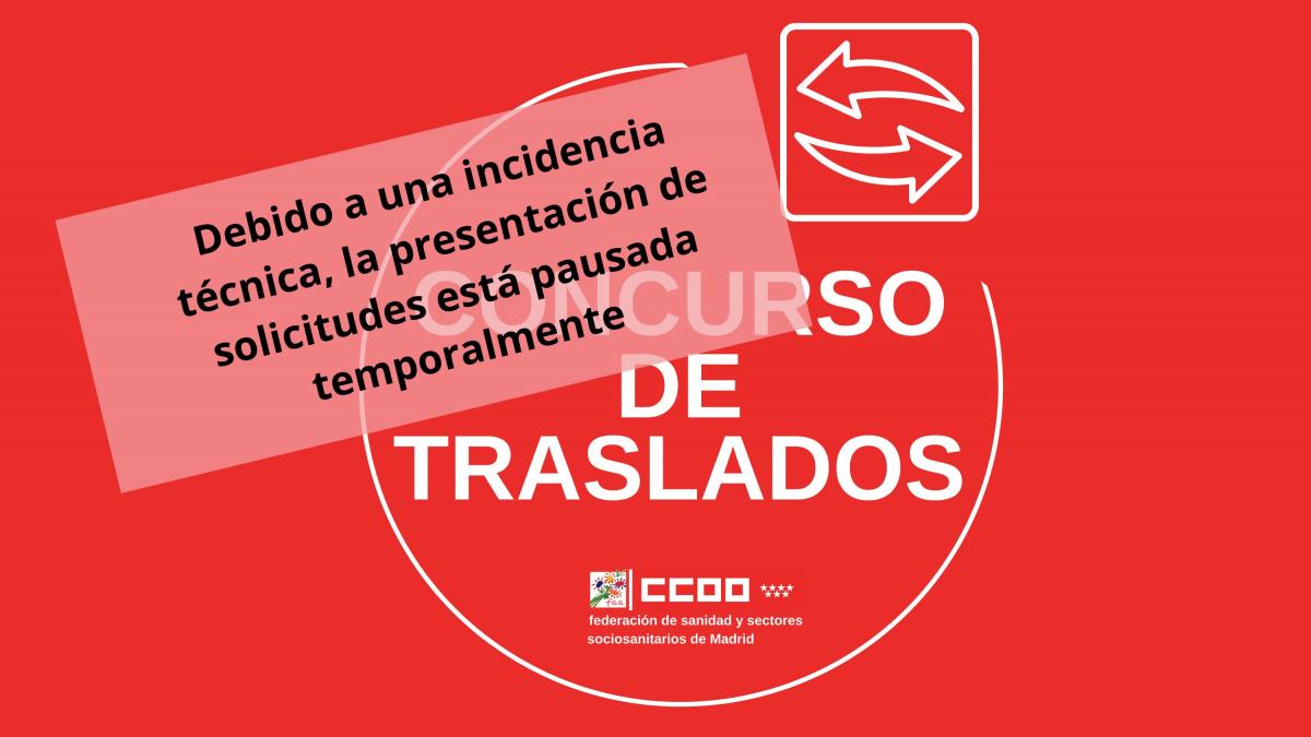 Concurso de traslados - INCIDENCIA