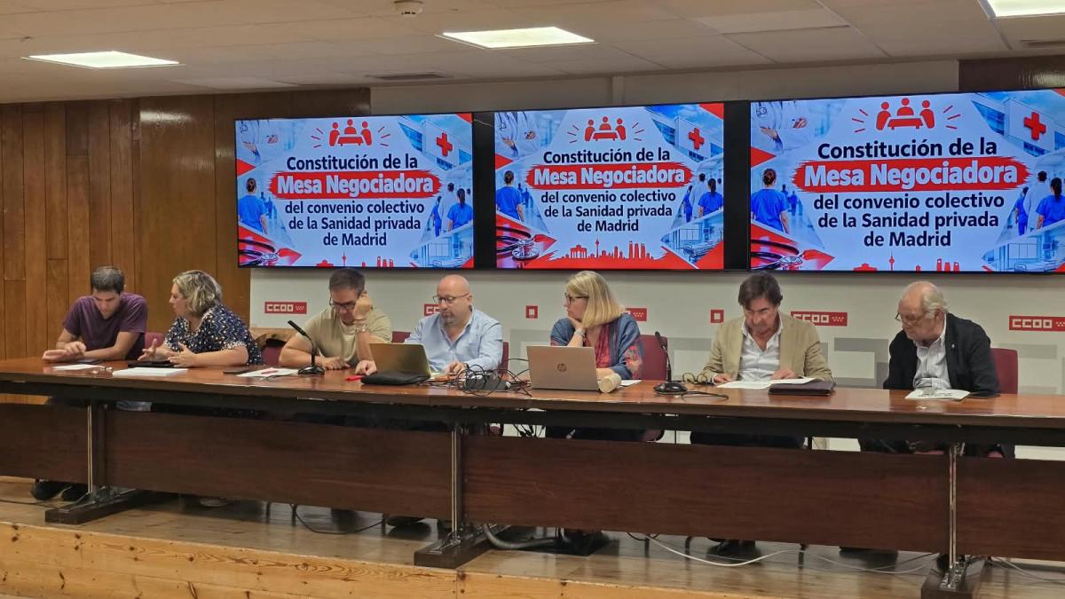 Constitución Mesa Negociadora Convenio Sanidad Privada de Madrid