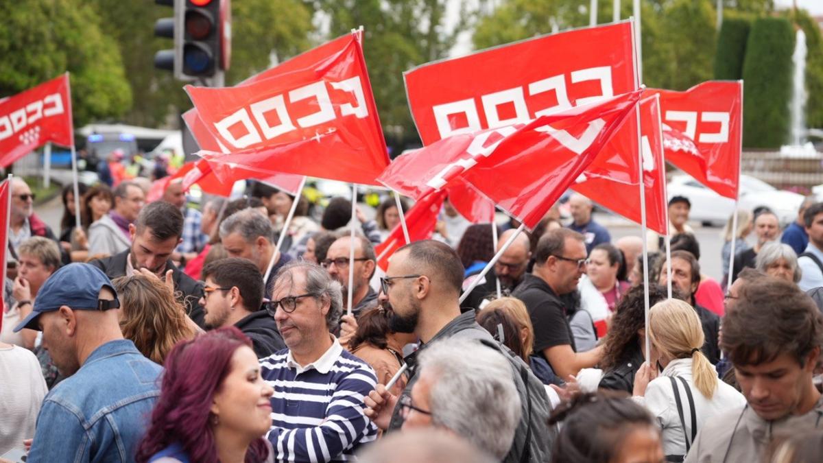 CCOO y UGT llaman a las personas trabajadoras a sumarse a esta campaña, en los centros de trabajo y en la calle, y a secundar la huelga general