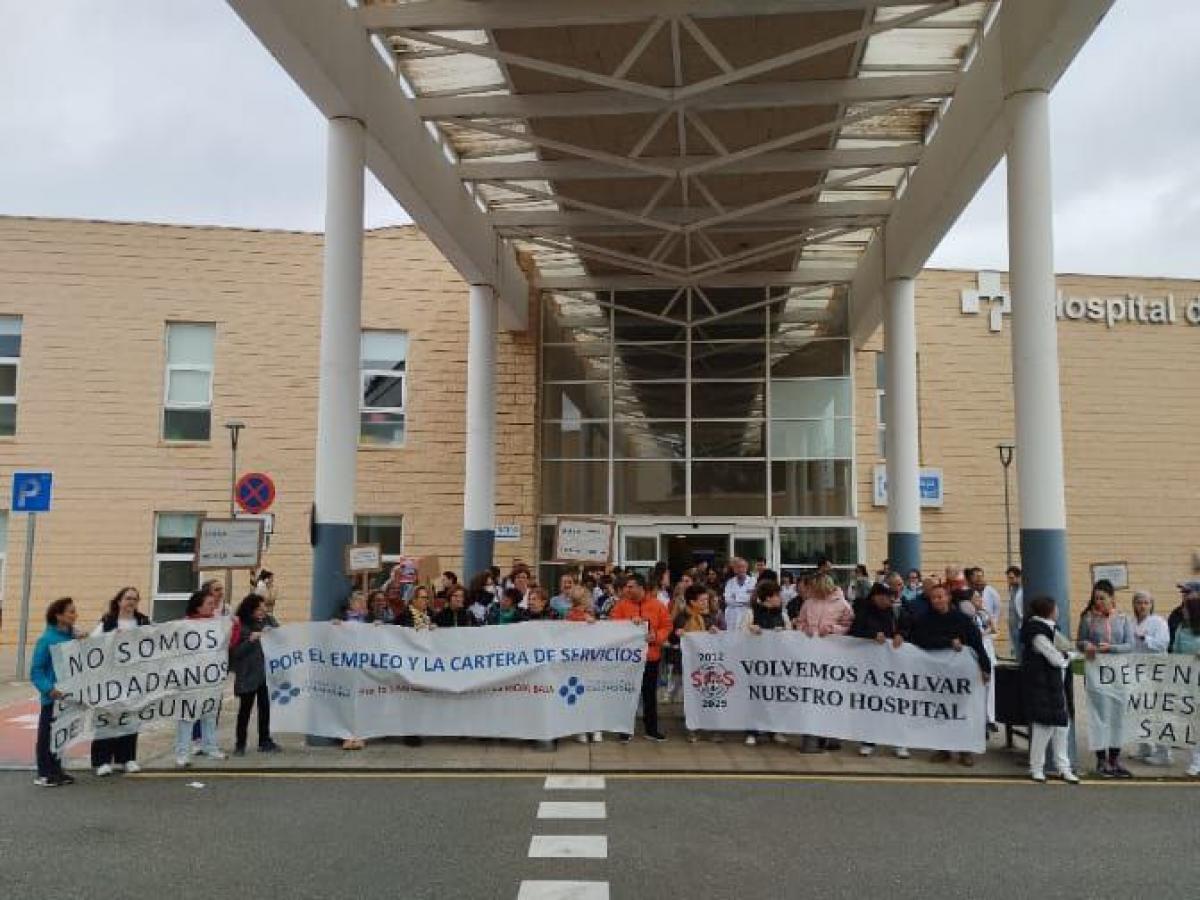 Movilización en defensa del Hospital de Calahorra