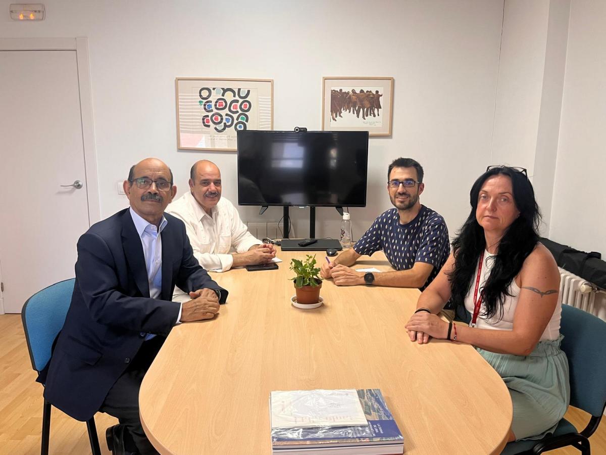 Reunión de la delegación saharaui con responsables de CCOO La Rioja