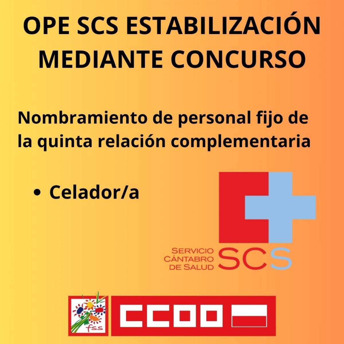 OPE SCS Celador/a