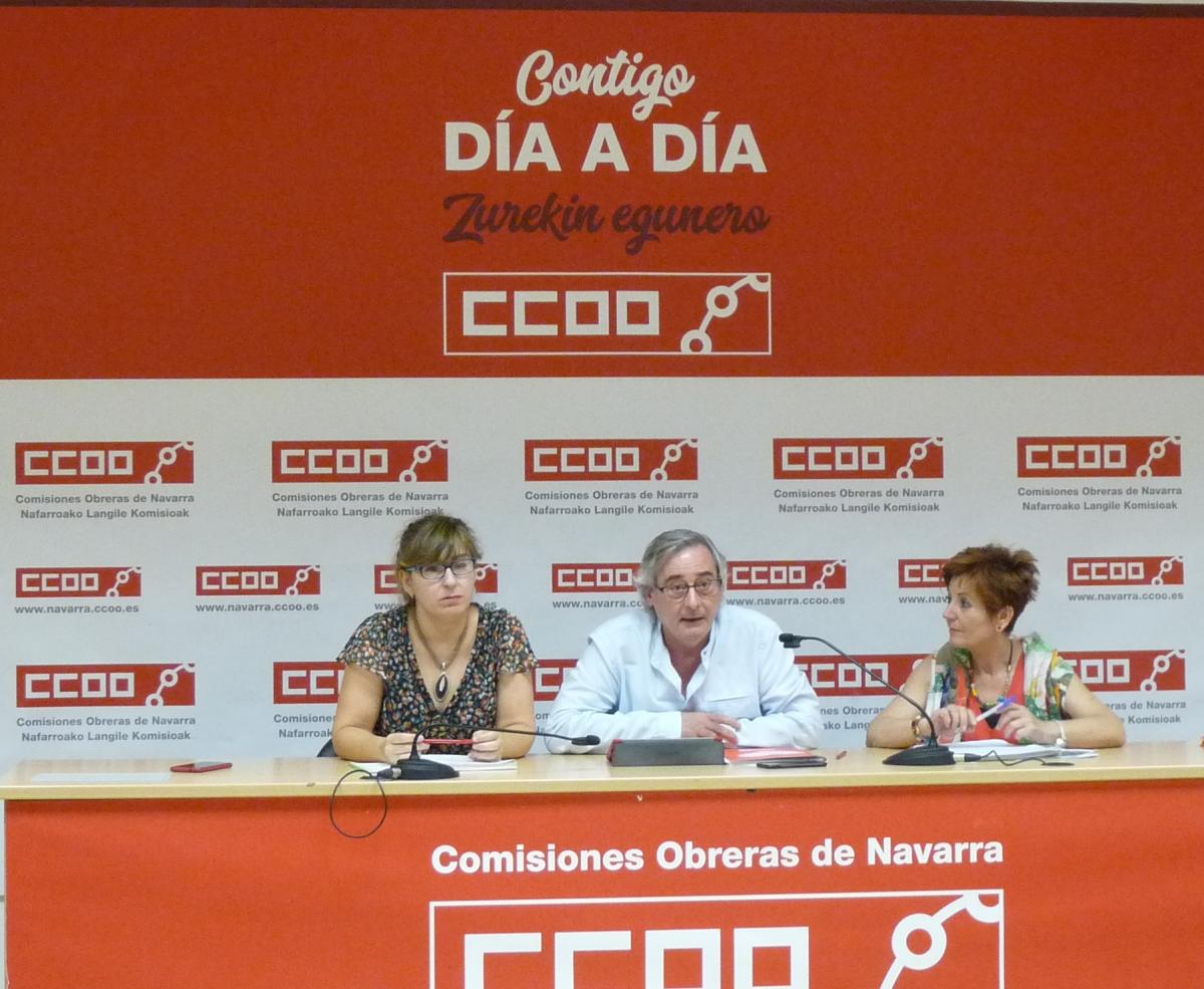 Pilar Garca (izq), Cecilio Aperte y Carmen Pueyo