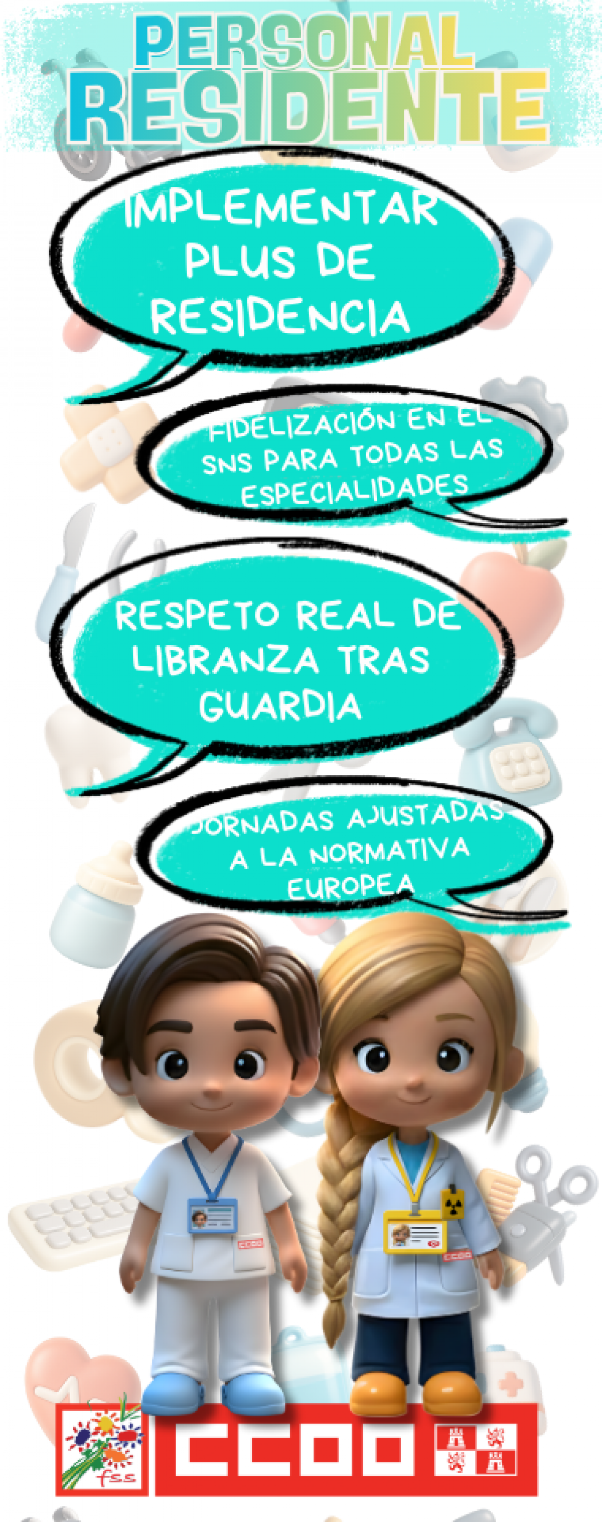 REIVINDICACIONES PERSONAL RESIDENTE