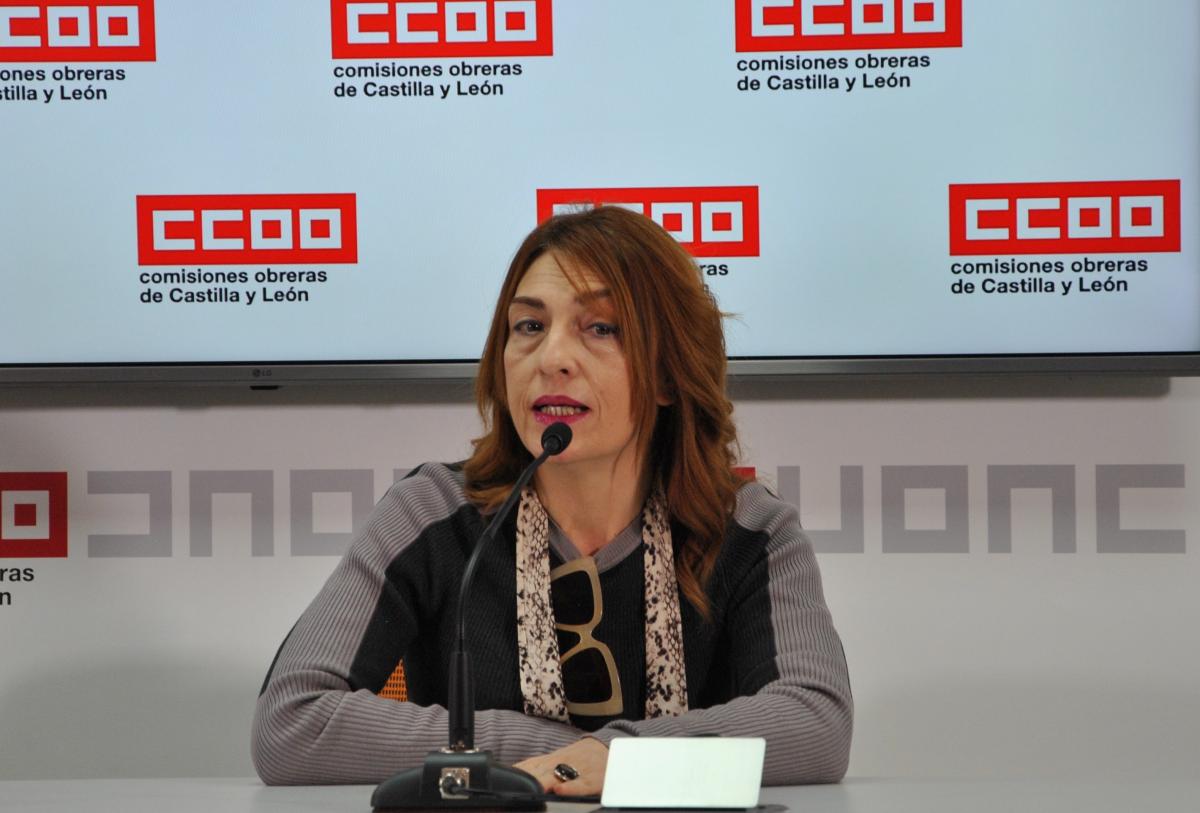 Ana Rosa Arribas, secretaria general de la FSS-CCOO CYL
