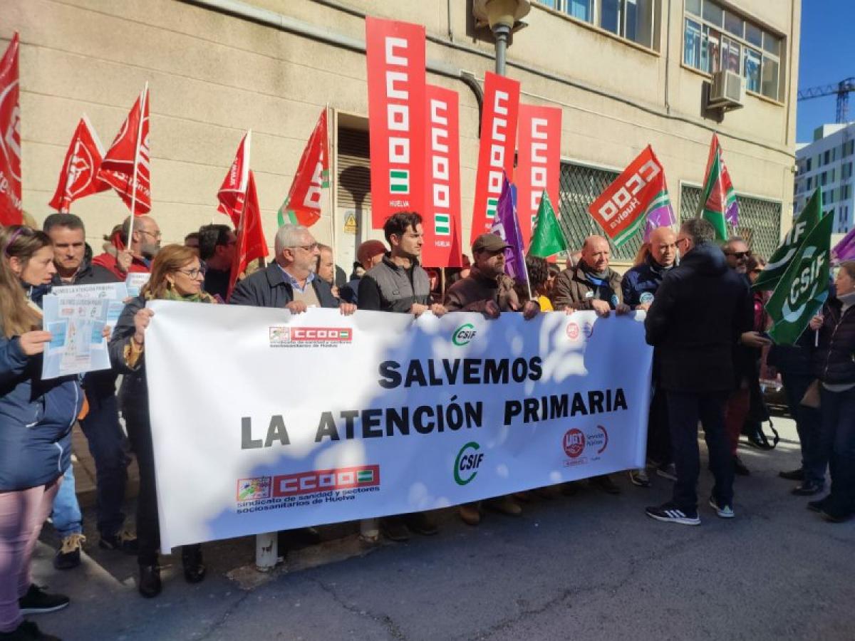 Movilización en Huelva.
