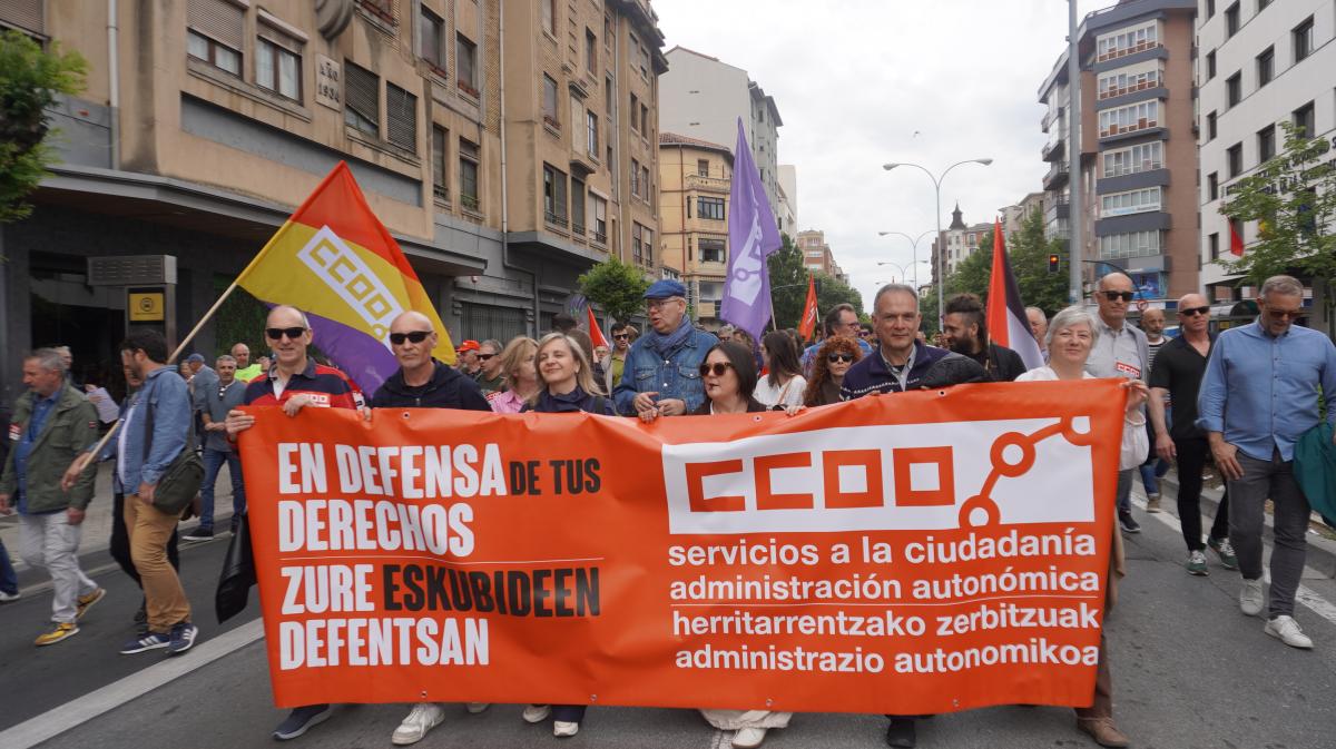 Militantes del área pública de CCOO.