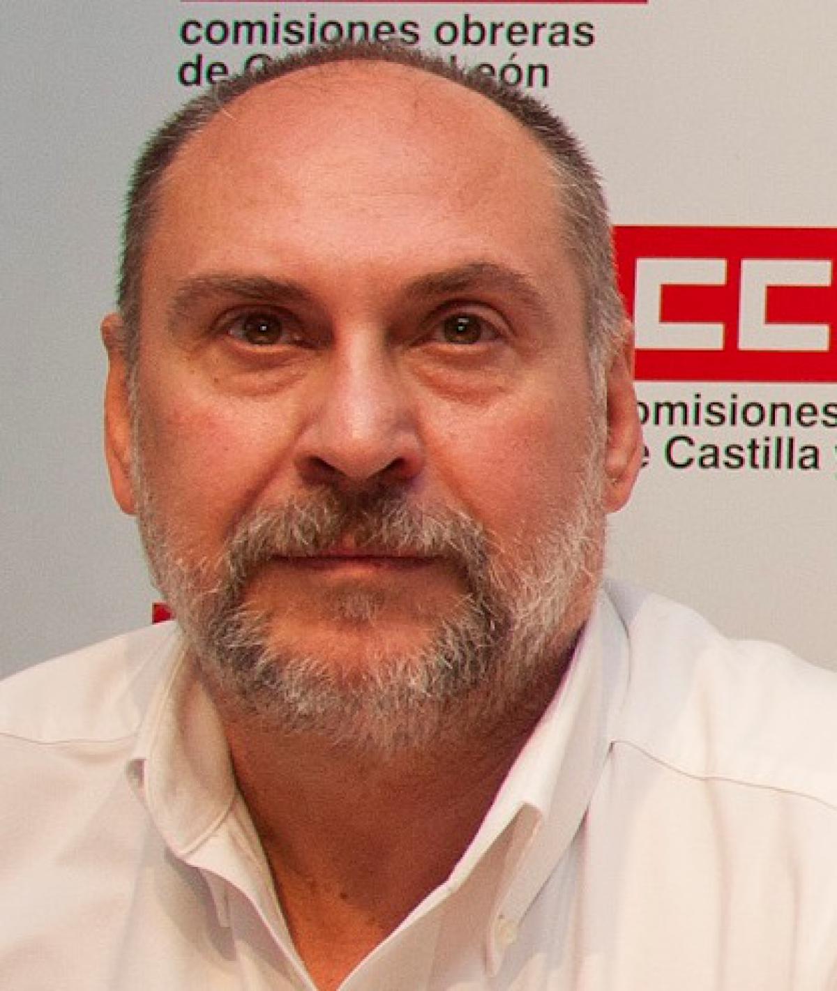 Salvador Escribano, secretario de Comunicación de la FSS-CCOO CyL.  Foto ICAL