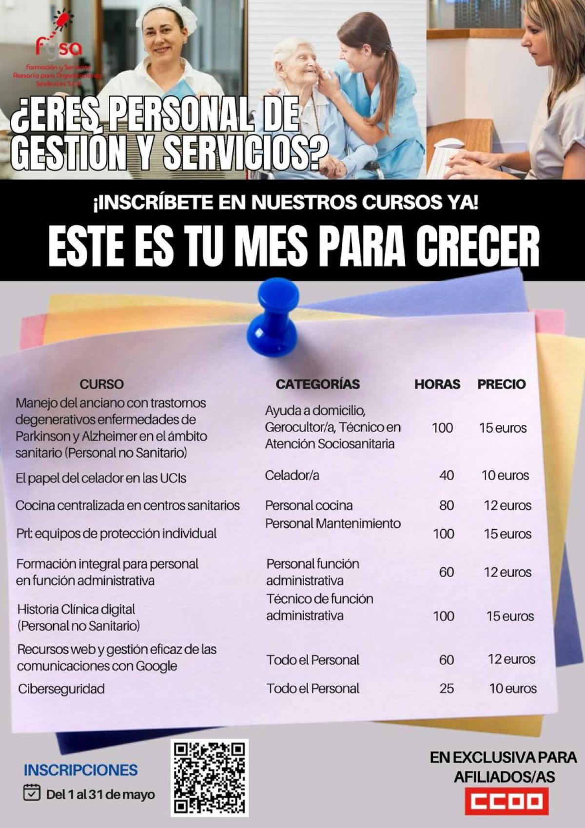 Personal de gestin y servicios