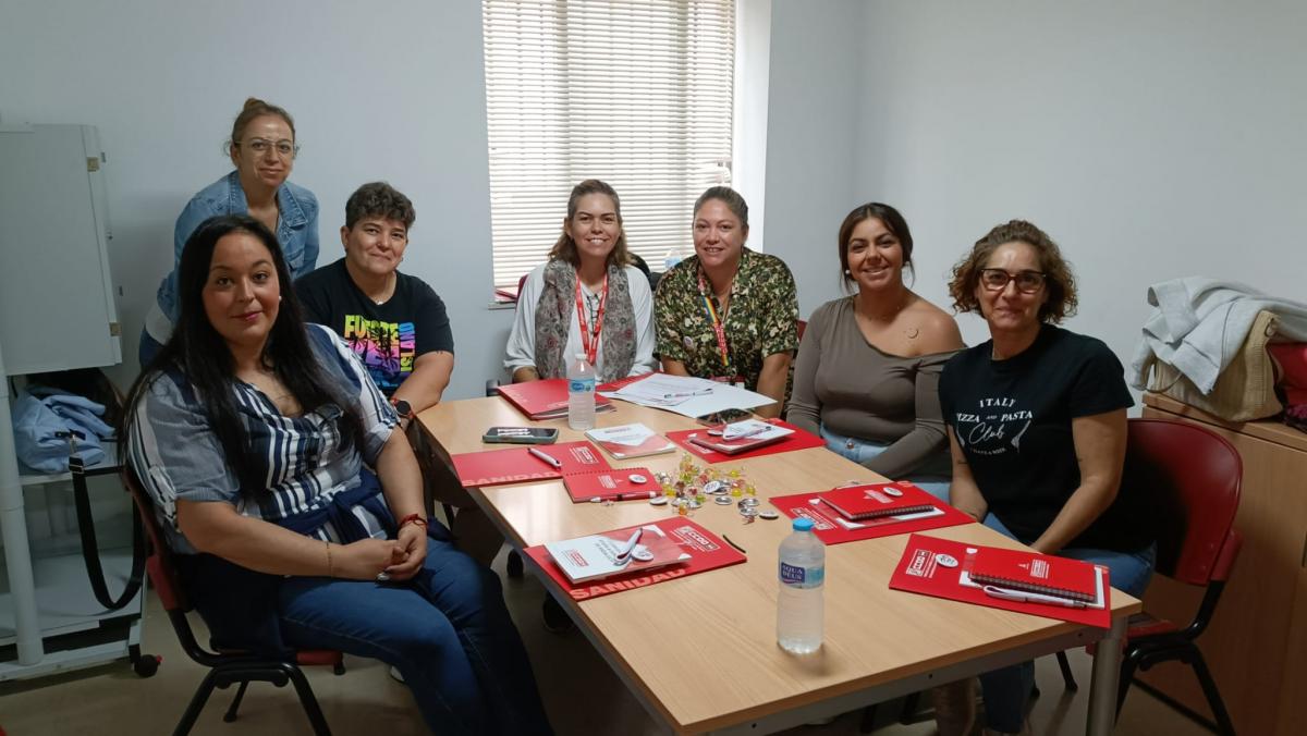 Las nuevas delegadas de CCOO en ADL de Fernán Núñez.