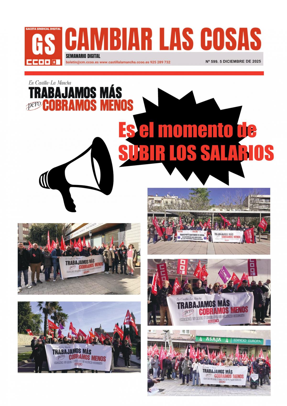 GSD CCOO CLM nº 599