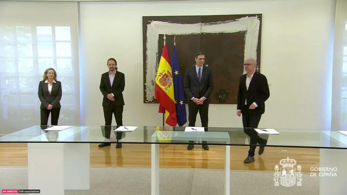 Firma del acuerdo de prórroga de los ERTE