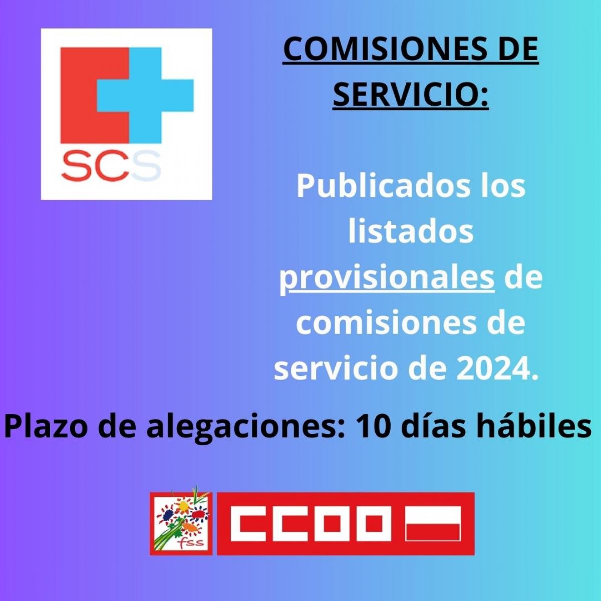 Comisiones de servicio