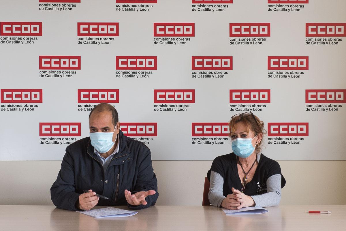 Firma del acuerdo de cooperación de la Fundación Paz y Solidaridad de CCOO CyL con la Delegación Saharaui de Castilla y León