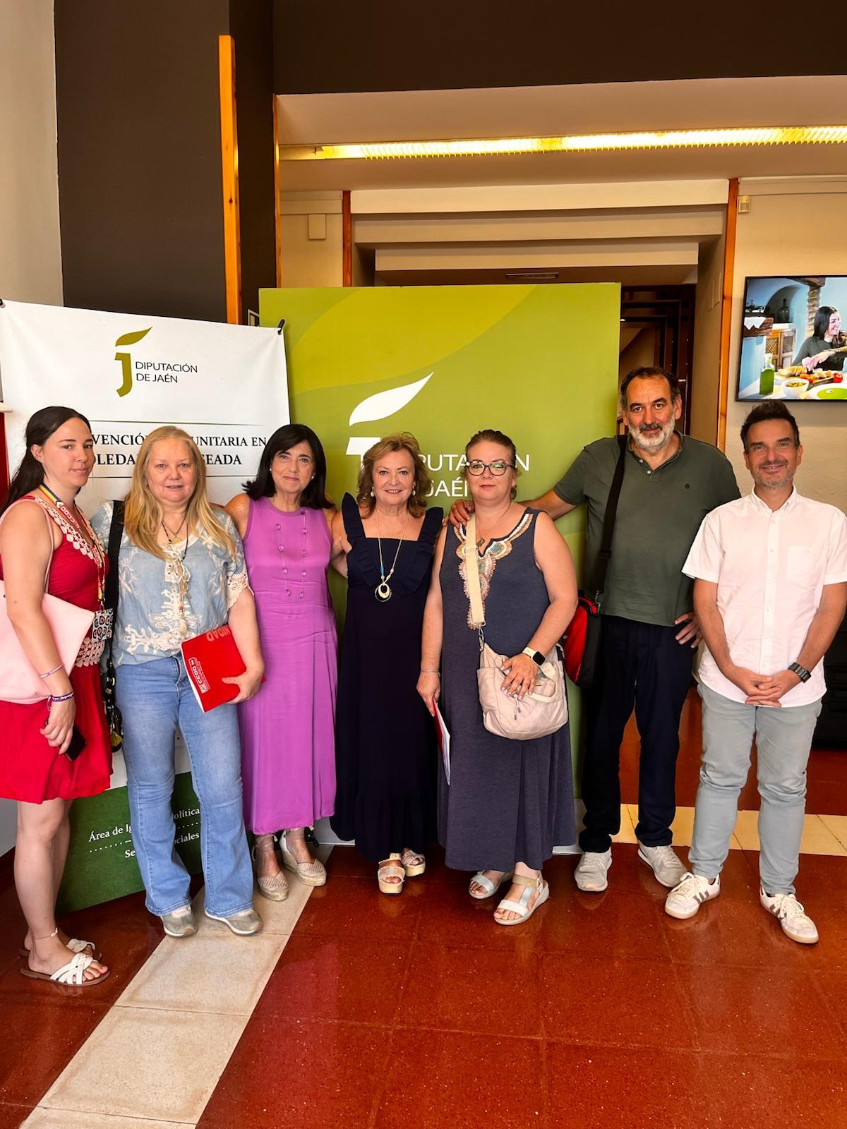 Representantes del Sindicato de Sanidad y Sectores Sociosanitarios de CCOO de Jaén.