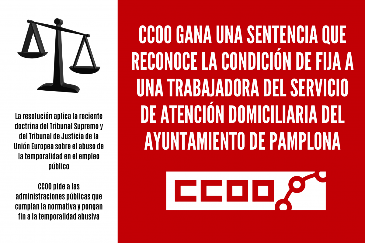 CCOO gana una importante sentencia contra el abuso de la temporalidad