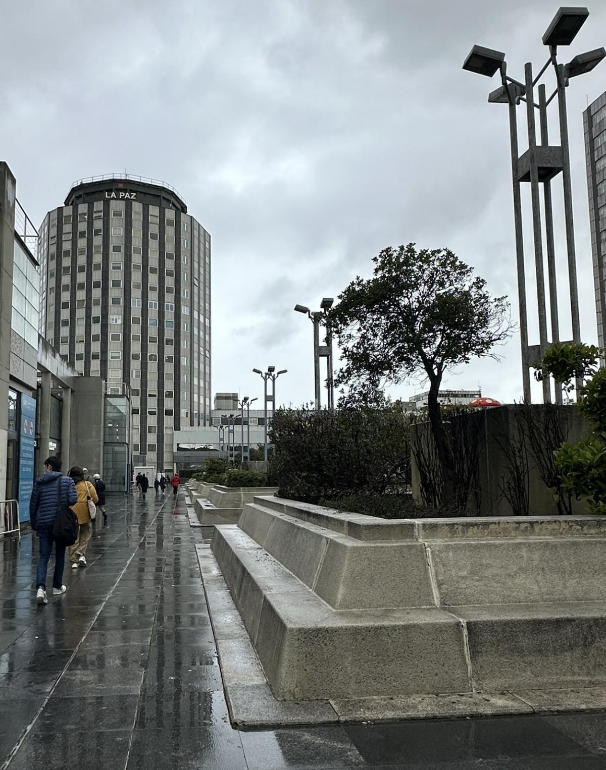 Foto panorámica del Hospital La Paz.