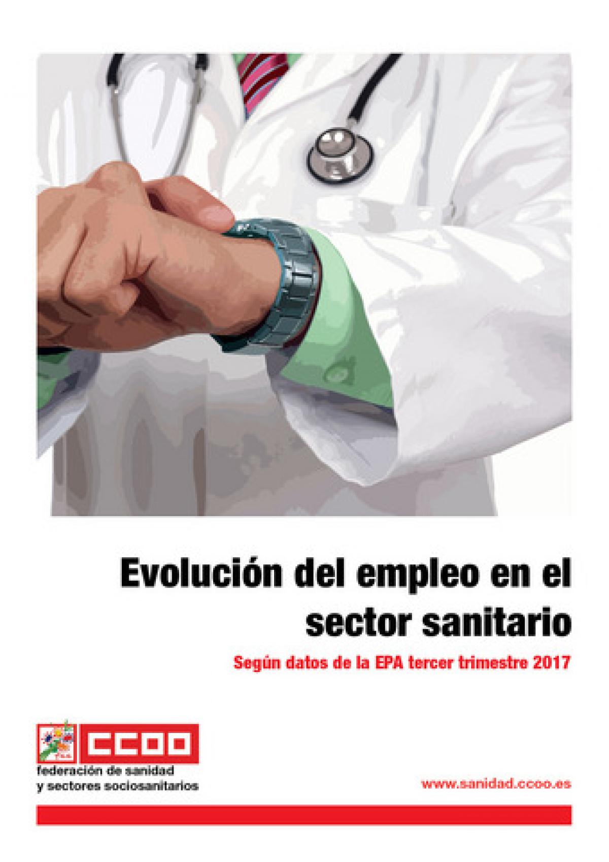 Evolución del empleo en el sector sanitario, según datos EPA 3er trim 2017