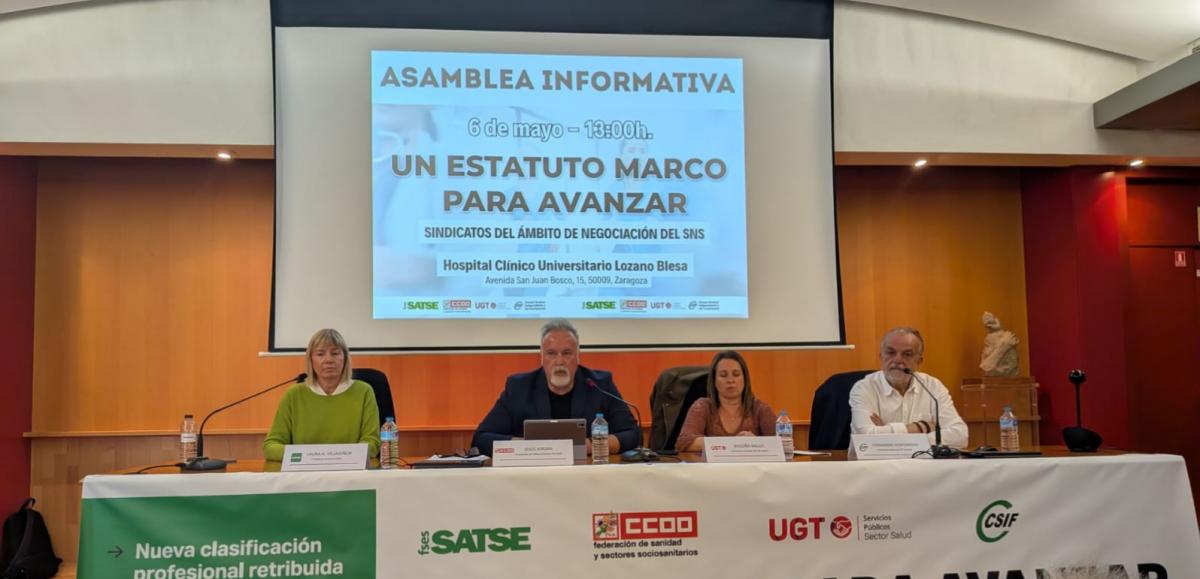 Asamblea Estatuto Marco H. Clínico Lozano Blesa (Zaragoza)