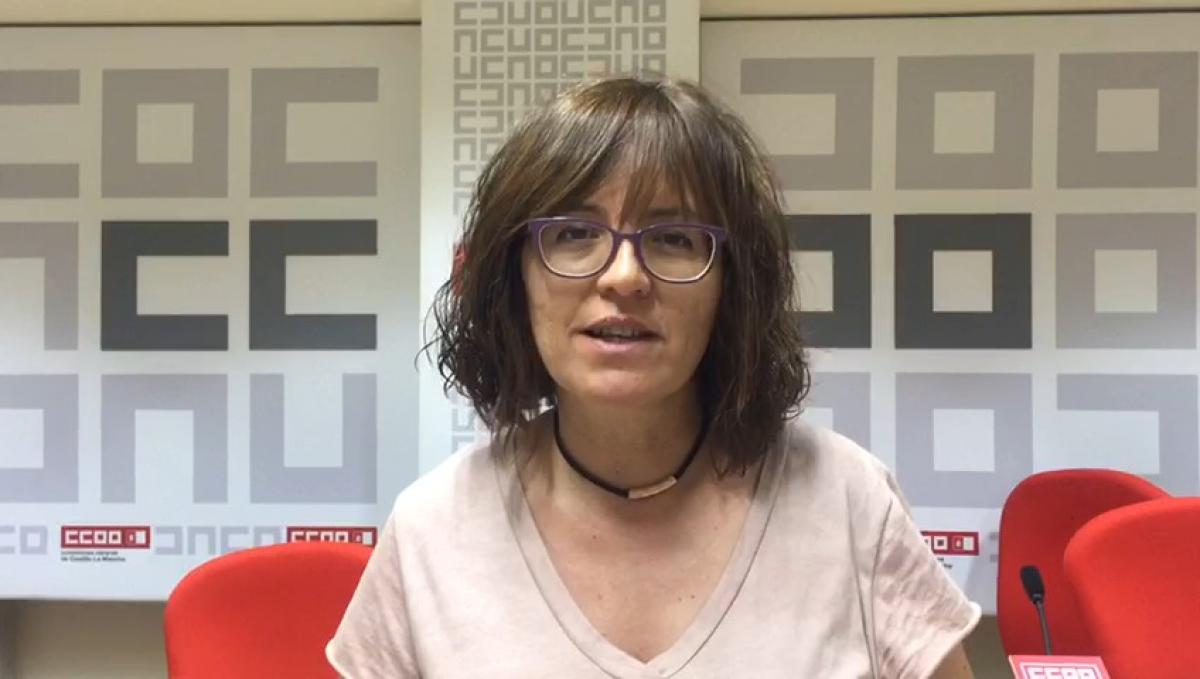Mª Ángeles Castellanos. Secretaria de Empleo y Políticas Sociales. CCOO CLM