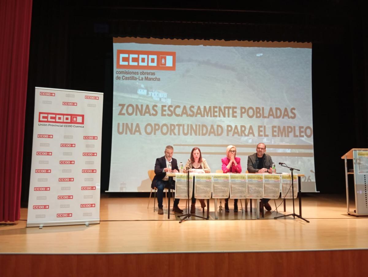 Jornada CCOO "Zonas escasamente pobladas: una oportunidad para el empleo"