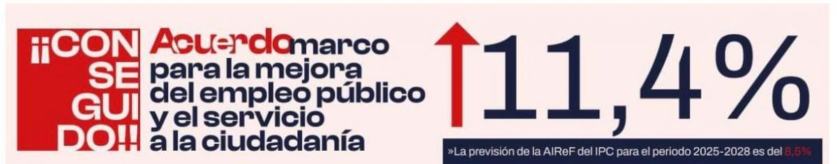Acuerdo Marco para la mejora del empleo público y el servicio a la ciudadanía