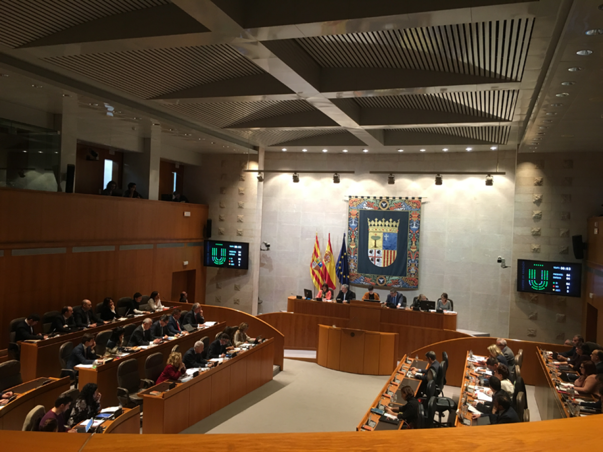 Aprobación por unanimidad de las Cortes de Aragón de la Ley 12/2016.