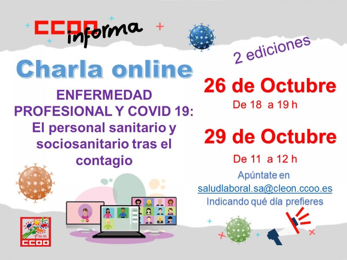 Charla  online Enfermedad profesional y Covid 19.